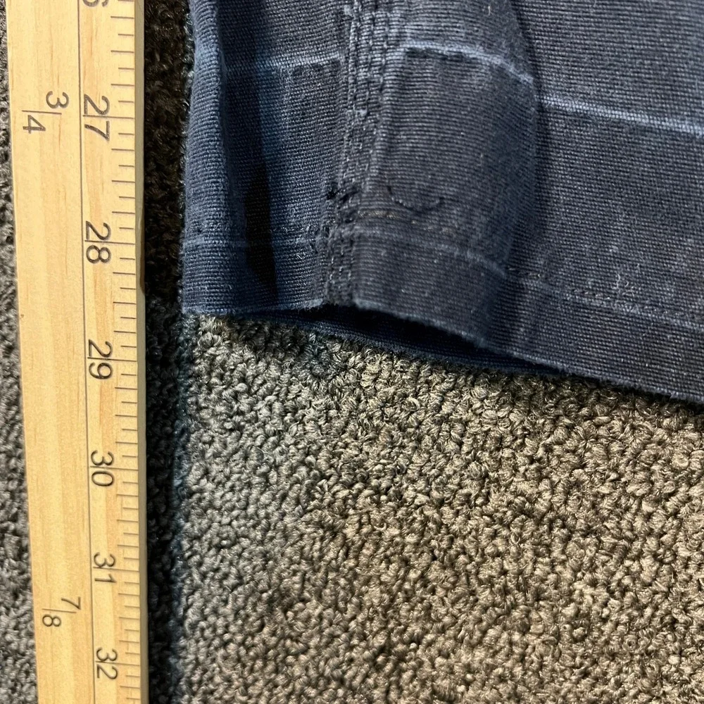 Duluth Trading Co Womens 14x29 Double Front Work Pants Navy Blue Canvas Utility - Picture 6 of 9